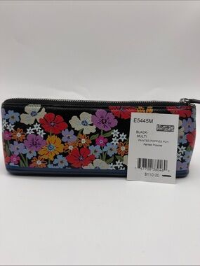 NWT Brighton Painted Poppies Pouch